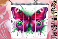 WHIMSICAL MOMENTS 20oz TUMBLER WRAP, Butterfly Product Image 1