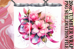 Enchanted days 20oz tumbler wrap, Flowers Product Image 1