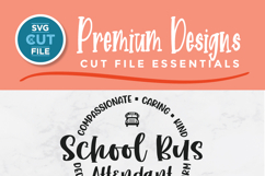 School Bus Attendant svg - a SchoolBus monitor design Product Image 6