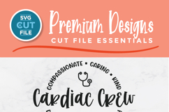 Cardiac Crew svg, a Cardiologist heart doctor team or squad Product Image 6