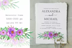 Flowers Bouquet ,Wildflowers Watercolor clipart Sublimation Product Image 3
