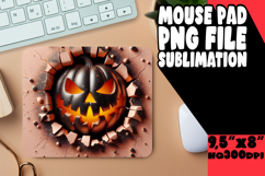CHEERFUL MOUSE MAT GIFT INSPIRATION, 3D Pumpkin Product Image 1