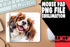 Whimsical Watercolor Dog Joy Mousepad PNG Product Image 1