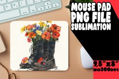 Vibrant Watercolor Mousepad Design PNG Product Image 1