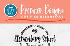 Elementary school teacher svg for elementary appreciation Product Image 6