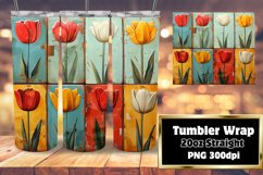 Dynamic Blossom Bliss 20oz Tumbler Wraps - Sublime Designs Product Image 1