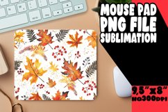 Autumn Leaves Pattern Mouse Pad for Fall Product Image 1