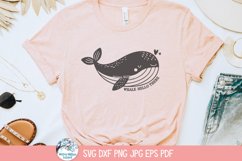 Whale Hello There SVG | Cute Baby Animal Product Image 3