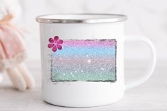 Pastel Color Glitter Frames for Sublimation - Set of 6 Product Image 2