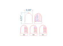 Christmas Ornament SVG laser cut file for Glowforge Product Image 5