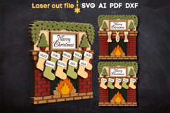Christmas Ornament SVG laser cut file for Glowforge Product Image 2