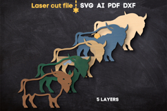Prehistoric Animals Bundle SVG laser cut files for Glowforge Product Image 7