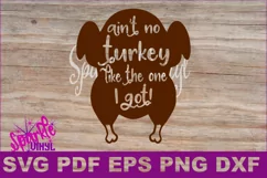 Thanksgiving Turkey Day SVG DXF EPS PNG File for cricut or silhouette Product Image 2