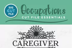 Caregiver svg, a home care giver svg for crafters Product Image 2