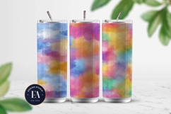 Watercolor Wash Digital Paper | Seamless Rainbow Texture Product Image 2