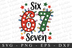 Christmas 67 Six Seven Svg | Christmas svg | Svg cut file Product Image 1