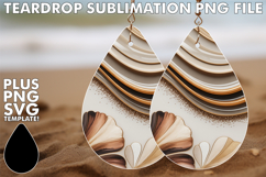 Bright Teardrop Earrings Gift Ideas, Pattern Product Image 1