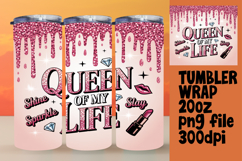 LUXE 20oz Tumbler Graphic for Sublimation , Girl Quote Product Image 1