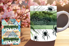RADIANT 15oz Mug Wrap PNG Design , Halloween Product Image 1