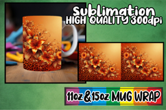 Happy hearts 11oz 15oz sublimation wrap, Leopard Prints Product Image 1