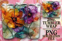 Blossom Bloom Bliss Tumbler, Vibrant Elegance Product Image 1