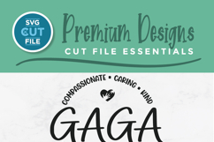 Gaga svg - Grandma Gaga svg - a grandma svg for crafters Product Image 2