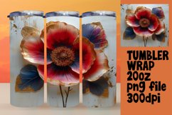 Spring Symphony: 3D Spring Tumbler Wrap Product Image 1