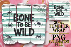 Radiant memories 20oz tumbler wrap, Halloween Product Image 1