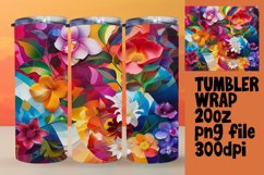 Abstract Pattern Sublimation Tumbler Wrap Product Image 1