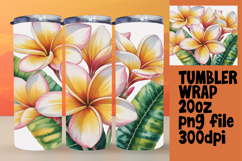 TRENDY 20oz Sublimation Artwork , Flowers Product Image 1