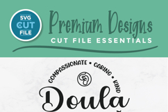 Doula svg - a pregnancy support worker svg for crafters Product Image 2