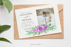 Flowers Bouquet ,Wildflowers Watercolor clipart Sublimation Product Image 4