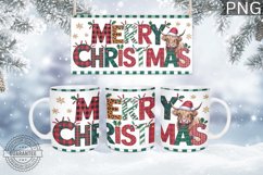 Christmas Mug Wrap Design - Christmas Snowman Sublimation Product Image 4