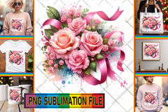 Charming Tote Bag Gift Ideas PNG, Flowers Product Image 1