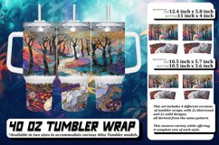 Golden Garden Path Tumbler Wrap Design: Sublimation,40oz Product Image 1