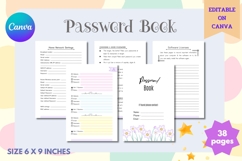 Password Log Book - Canva Template Product Image 1