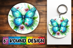 Luminous Ornaments Round Design, Butterfly Product Image 1