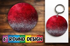 Shimmering Petal Delight Sublimation : Keychain, Coaster Product Image 1
