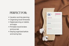 Travel Bucket List Printable &amp; Digital Use PDF Product Image 5