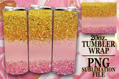 Shiny Leopard Pattern Tumbler Design: Sublimation - 20oz Product Image 1