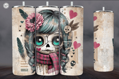 4 Zombie Doll Tumbler Wrap Sublimations, 20 oz Product Image 2