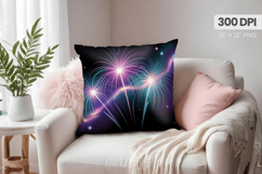 Happy New Year PNG Pillow, Festive New Year's Eve 2026 PNG Product Image 1