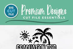 2027 Graduation Trip svg - Tropical Beach vacation Holiday Product Image 2