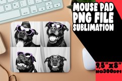 Hilarious Dog Photo Sublimation Mouse Pad Design for Custom Product Image 1