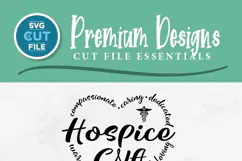 Hospice CNA svg, a hospice nurse svg for the team or crew Product Image 2