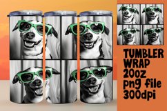 Hilarious Pup Portraits Tumbler Wrap Product Image 1