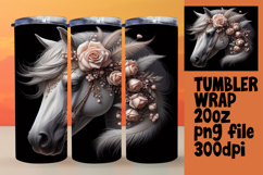 20oz Tumbler Artwork for Every Occasion , Horse Product Image 1