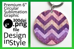 Sparkly Vibrant Stripe Round Design Product Image 1