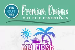 My First Cruise SVG, Baby Cruise vacation, 2024 svg Product Image 2