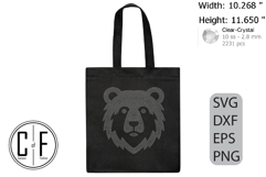 Bear Face Rhinestone Template Product Image 3